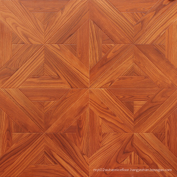 12.3mm E0 HDF AC4 Embossed Oak Sound Absorbing Laminated Flooring